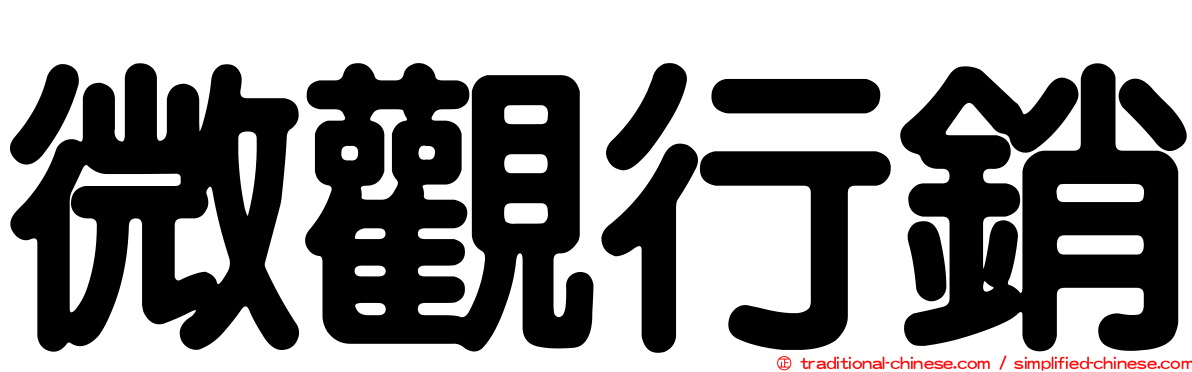 微觀行銷