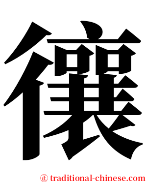 忀 serif font