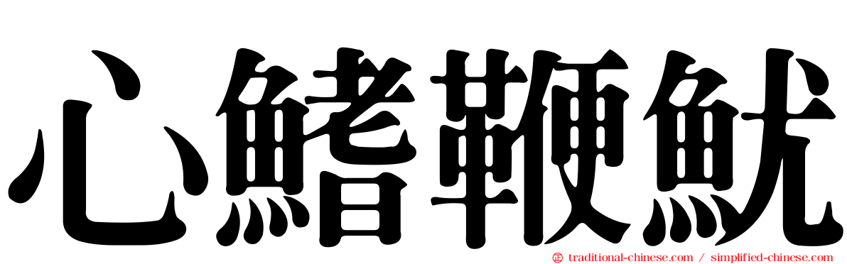 心鰭鞭魷