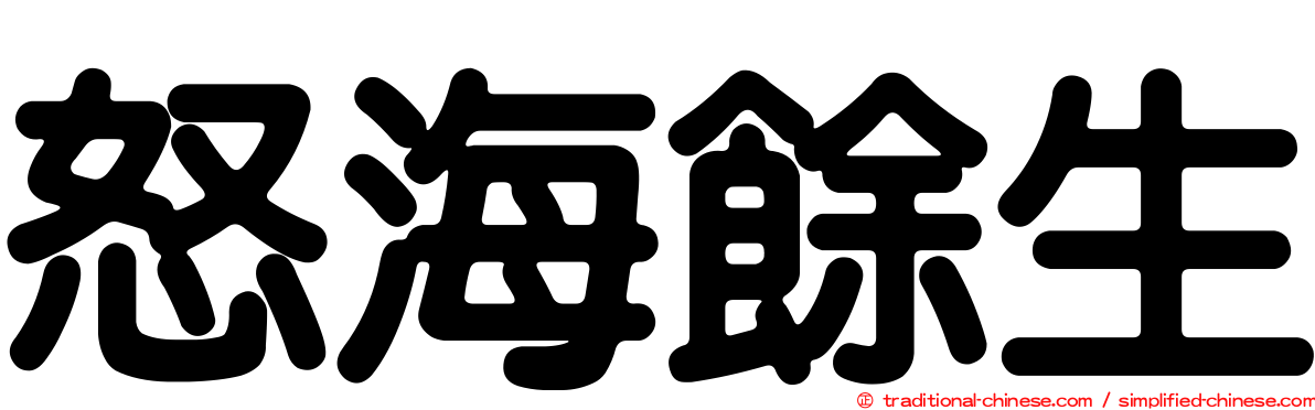怒海餘生
