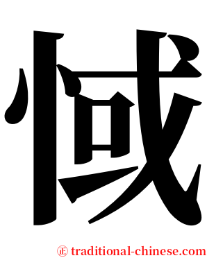 惐 serif font