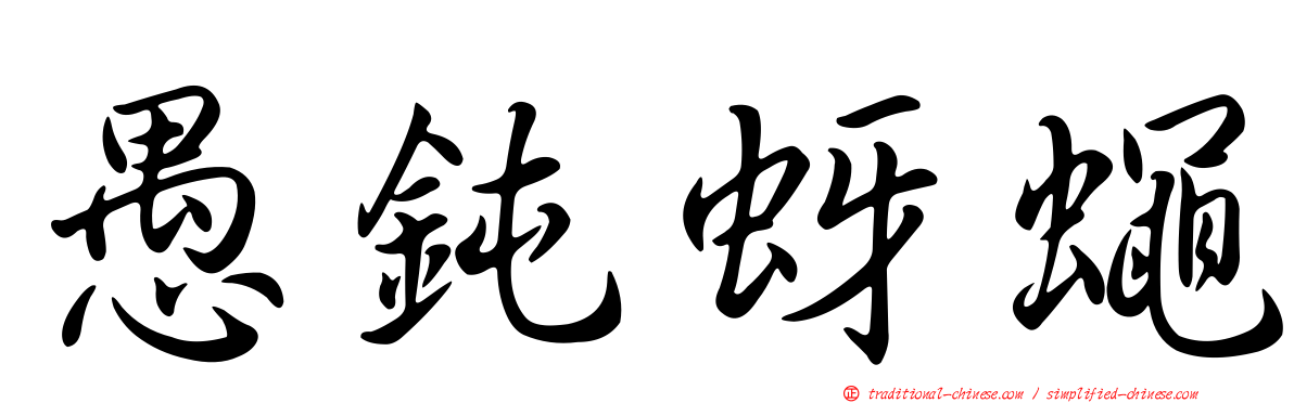 愚鈍蚜蠅