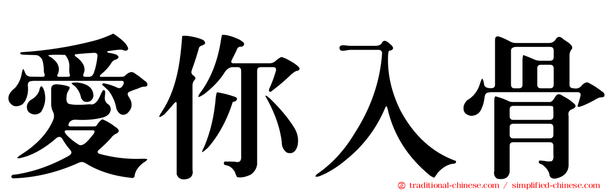 愛你入骨