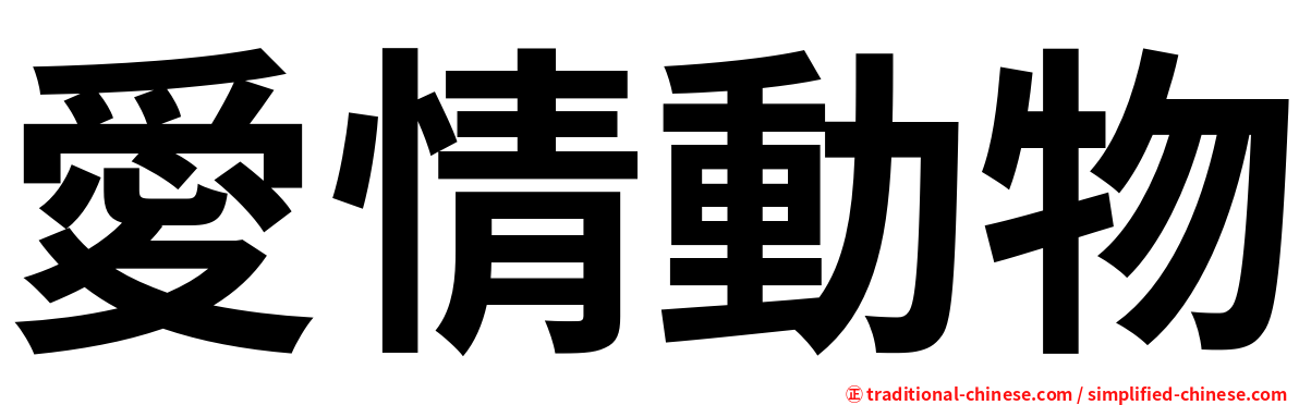 愛情動物