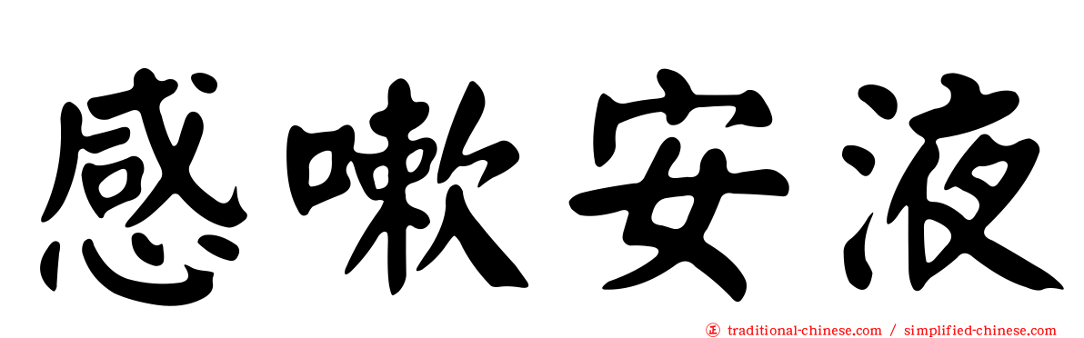 感嗽安液