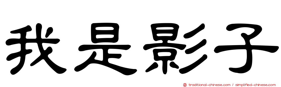 我是影子