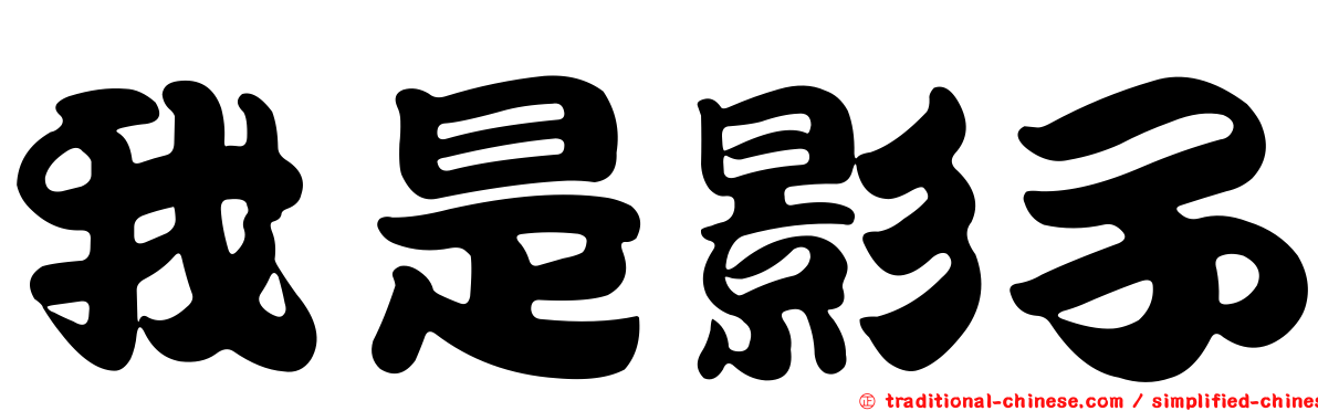 我是影子