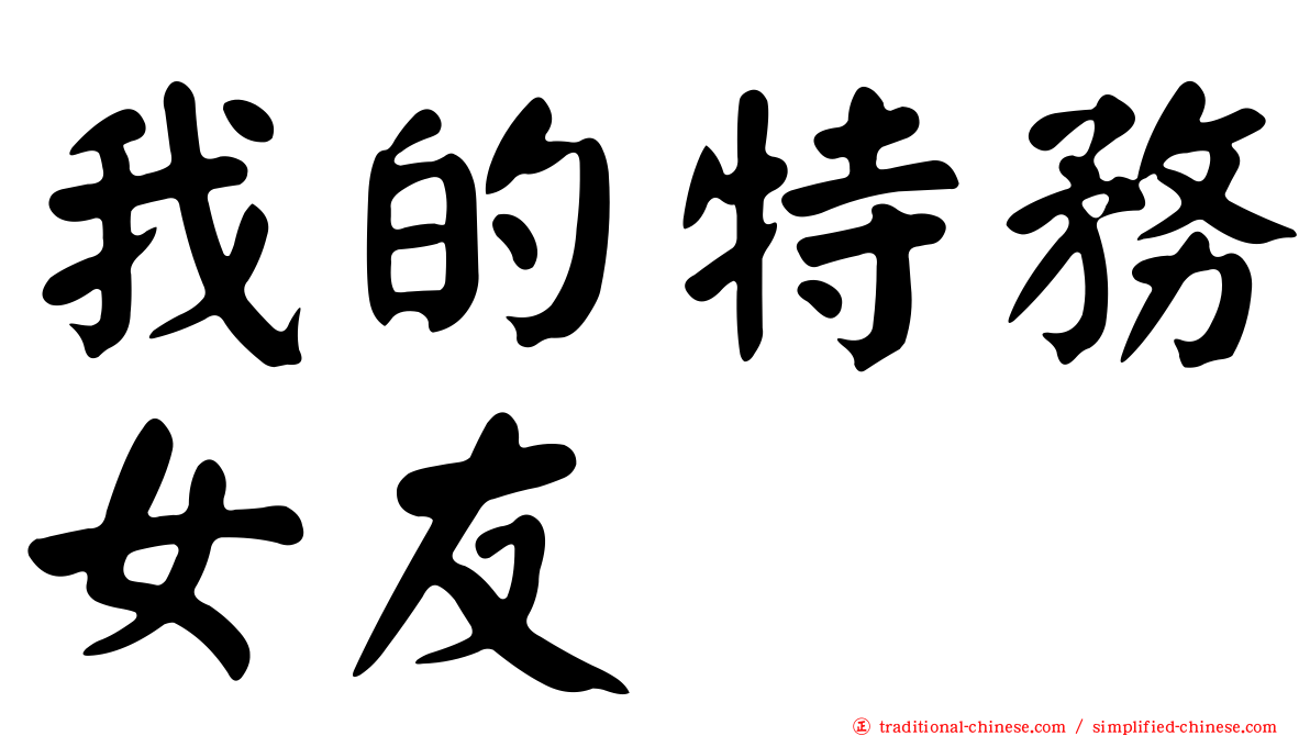 我的特務女友