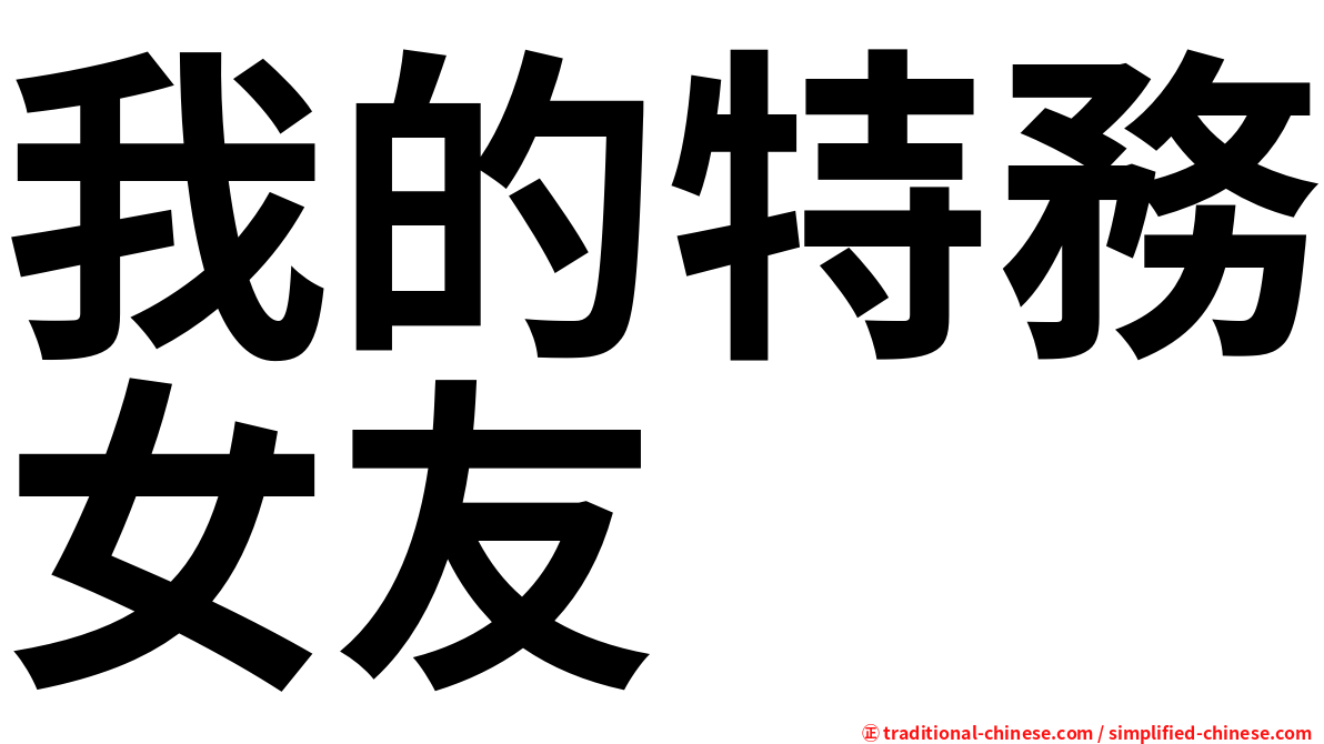 我的特務女友