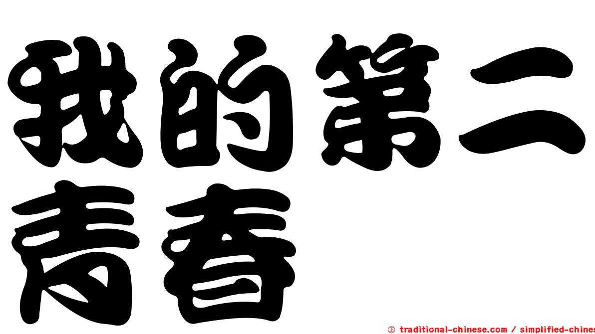 我的第二青春