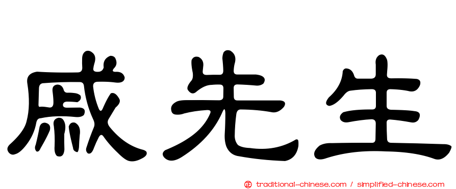 戚先生