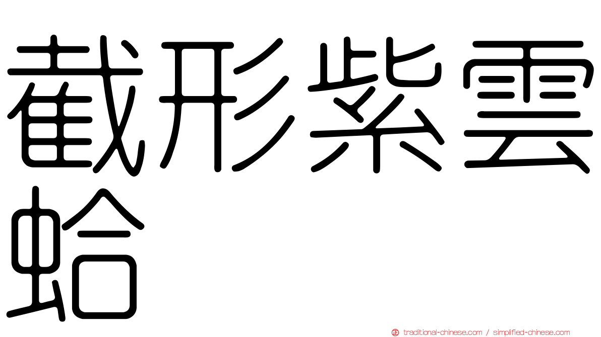 截形紫雲蛤