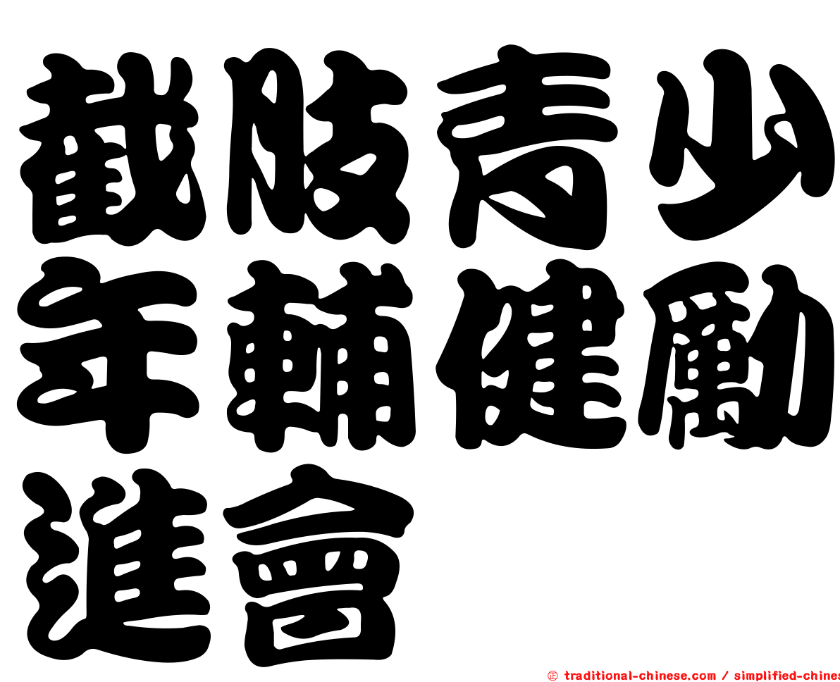 截肢青少年輔健勵進會
