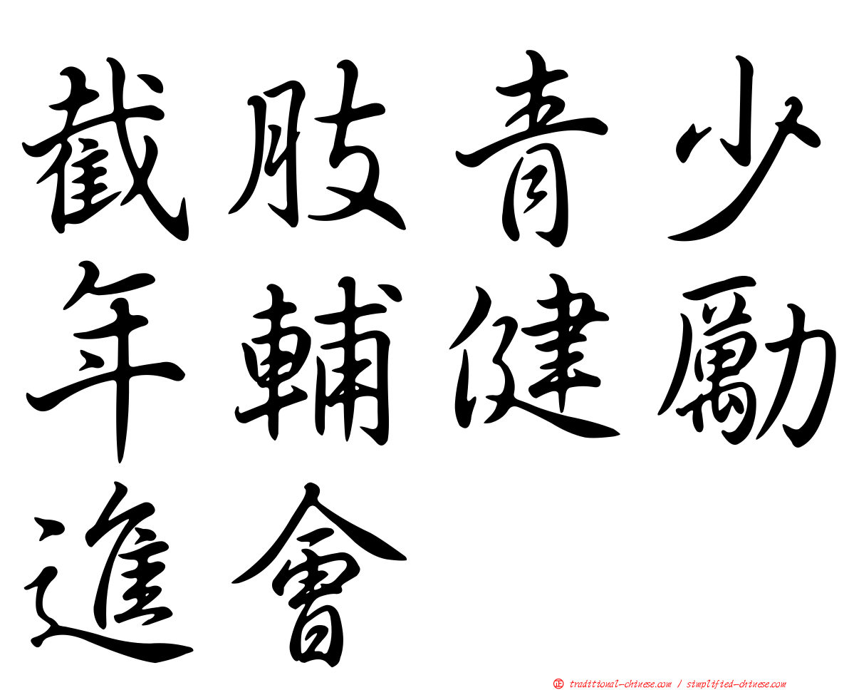 截肢青少年輔健勵進會