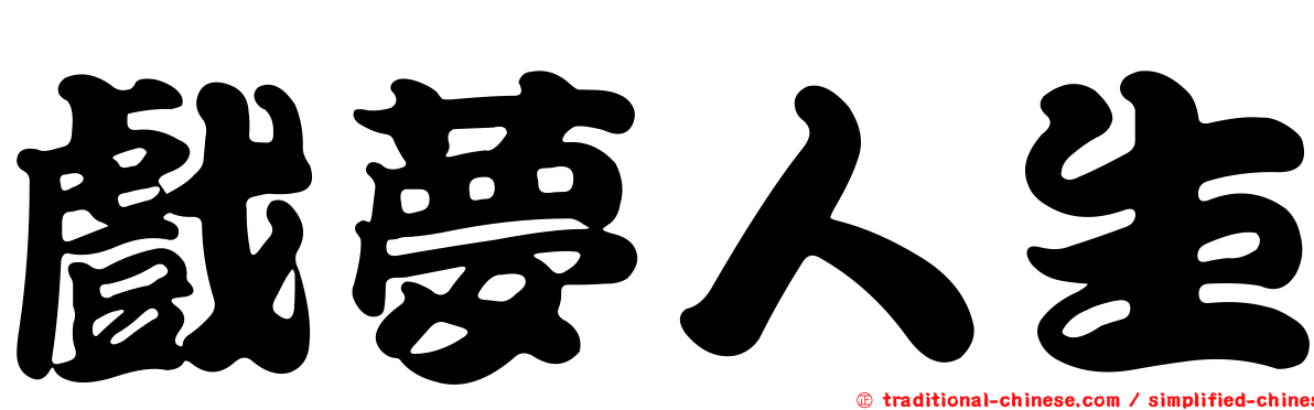 戲夢人生