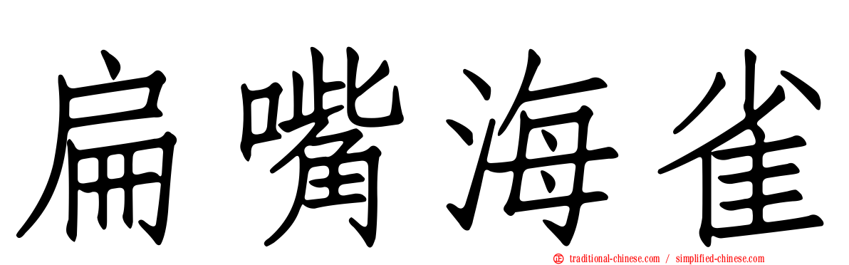 扁嘴海雀