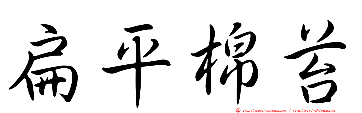 扁平棉苔