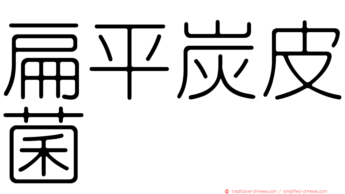 扁平炭皮菌