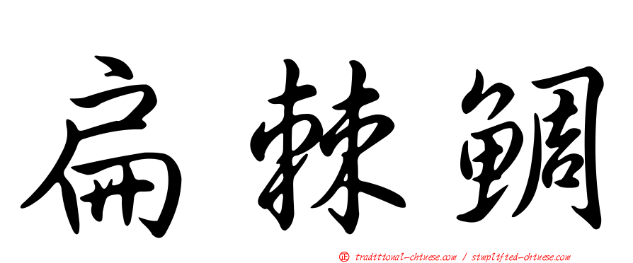 扁棘鯛