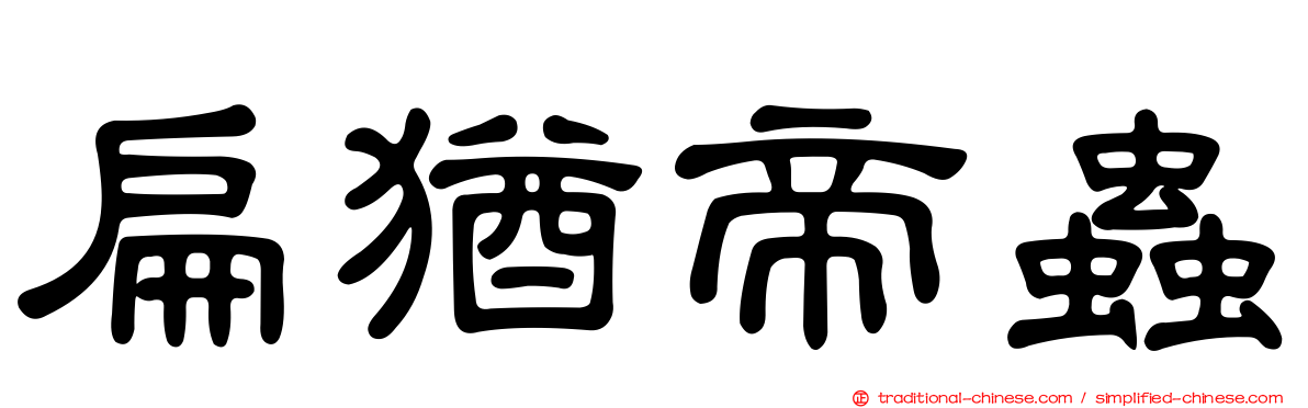 扁猶帝蟲