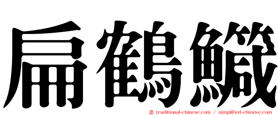 扁鶴鱵