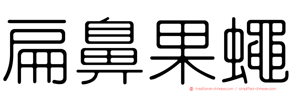 扁鼻果蠅