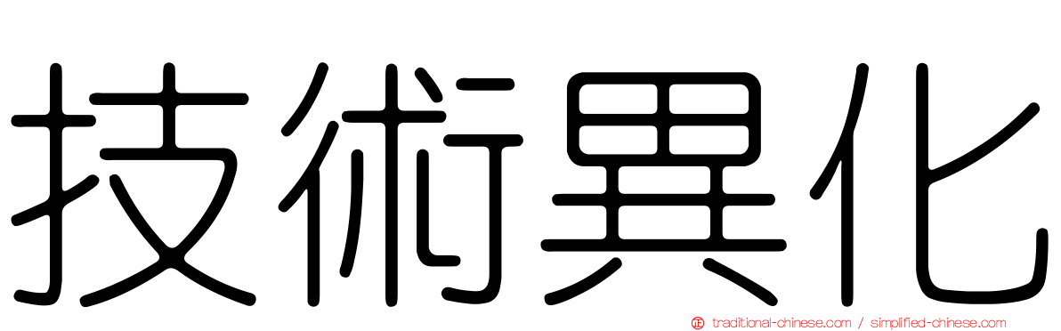技術異化