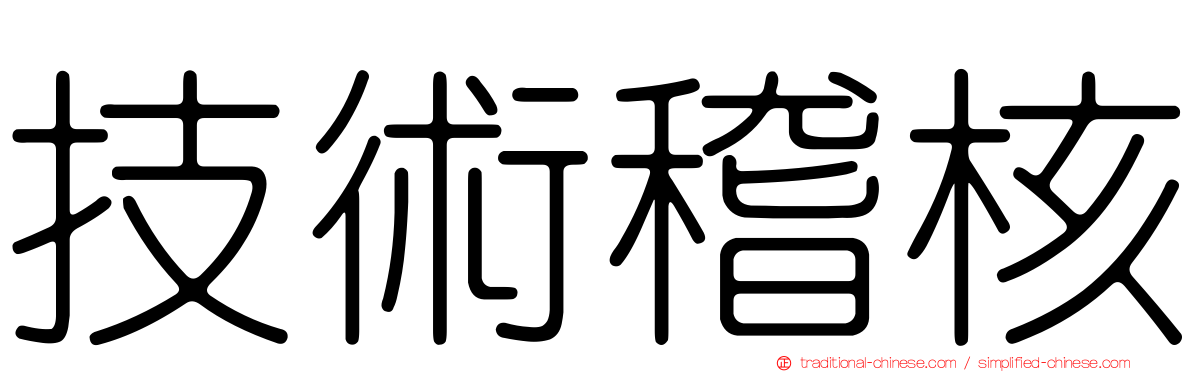技術稽核
