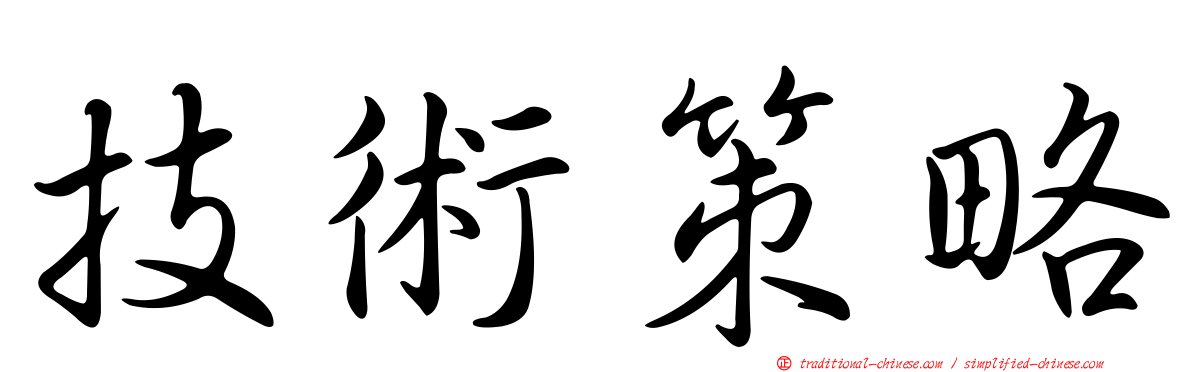 技術策略