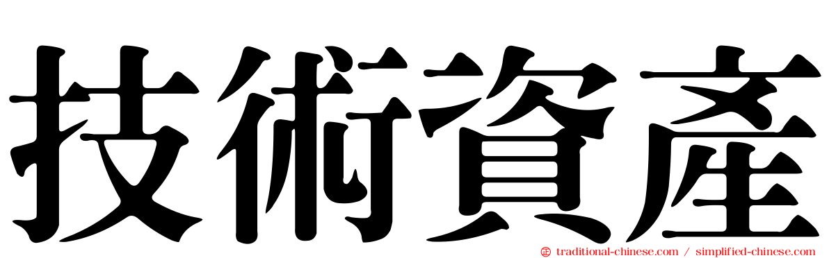 技術資產