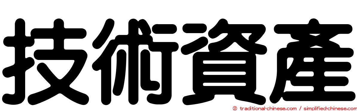 技術資產