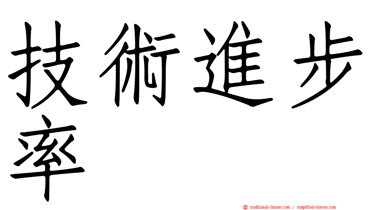 技術進步率