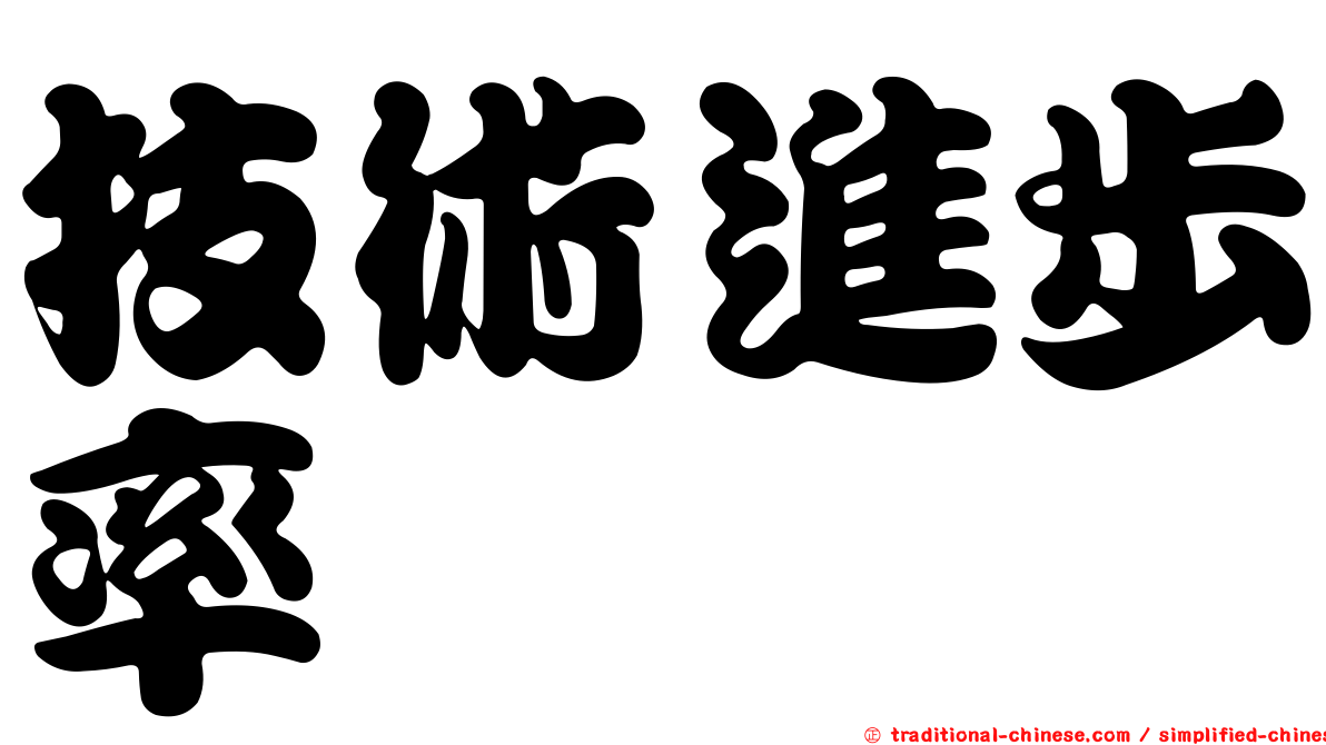 技術進步率