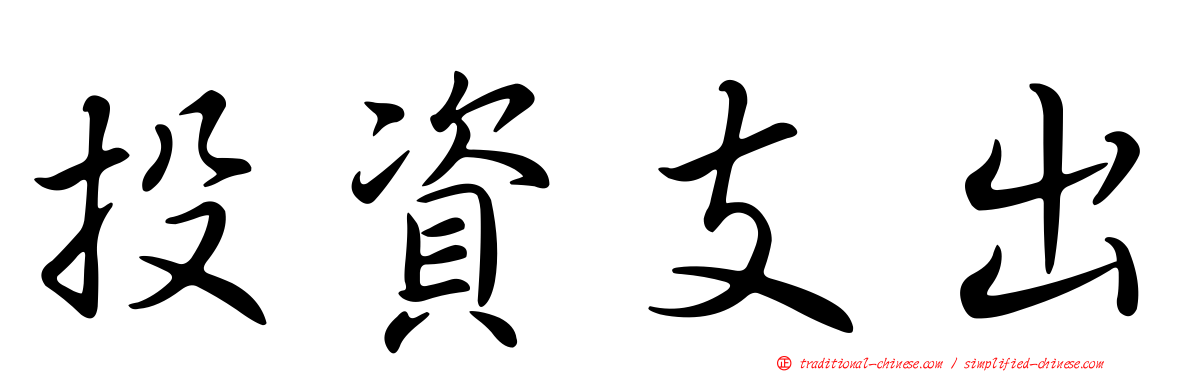 投資支出