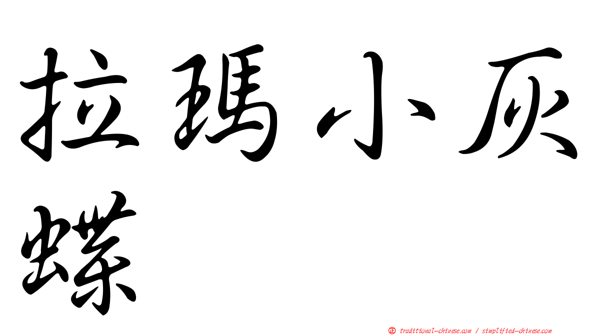 拉瑪小灰蝶
