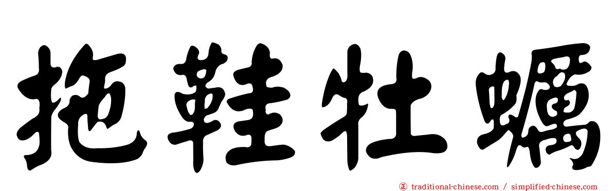 拖鞋牡蠣