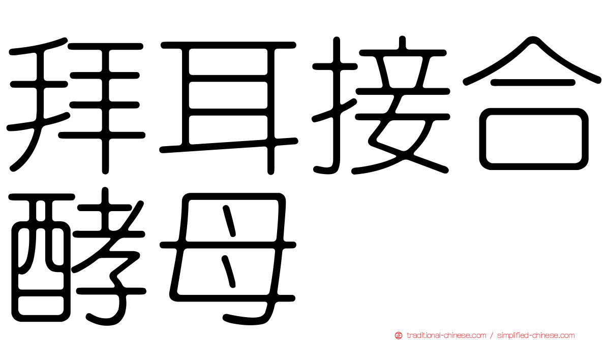 拜耳接合酵母