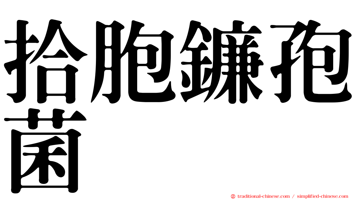 拾胞鐮孢菌