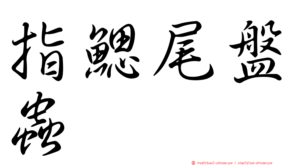 指鰓尾盤蟲