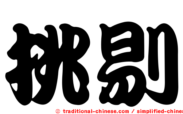 挑剔