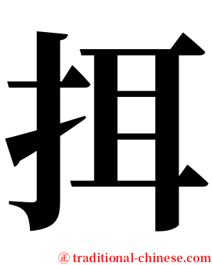 挕 serif font