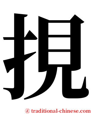 挸 serif font