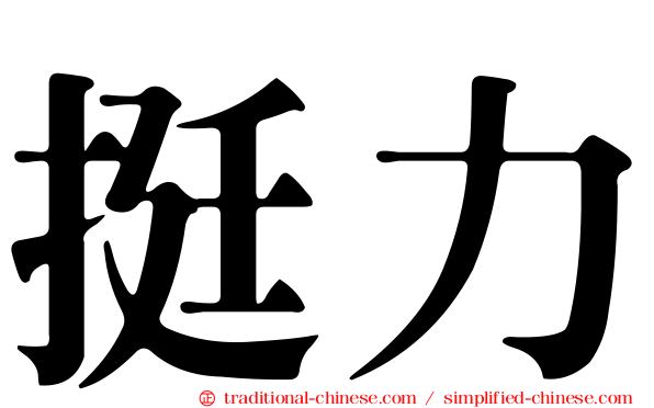 挺力