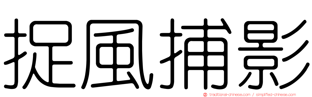 捉風捕影