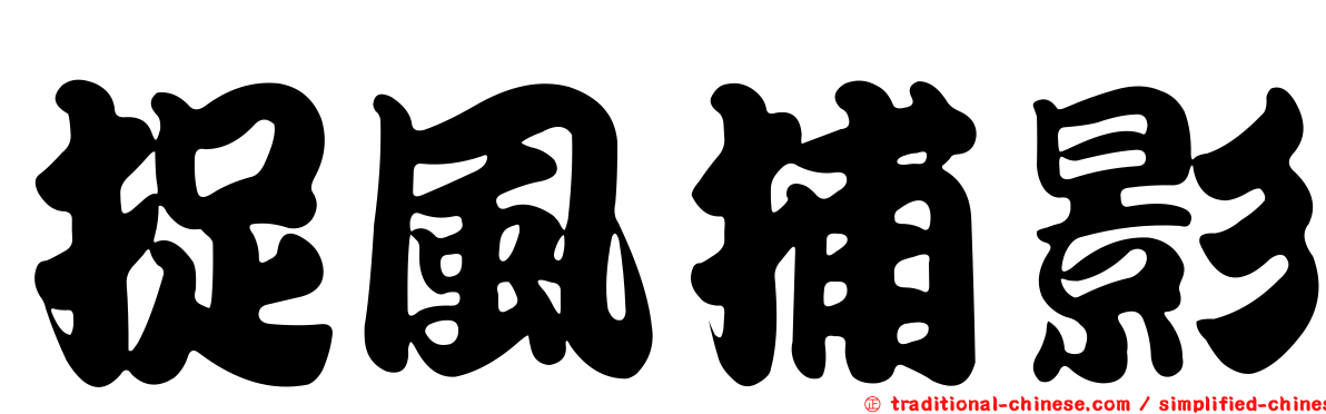 捉風捕影