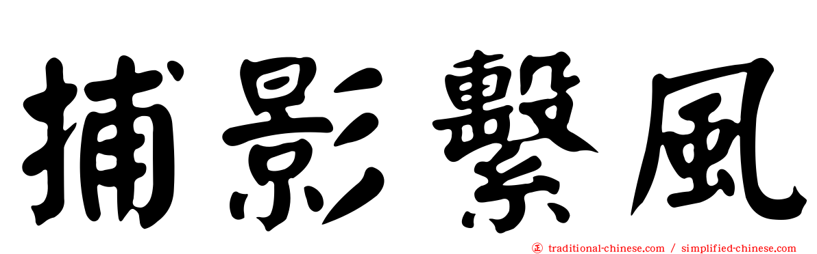 捕影繫風