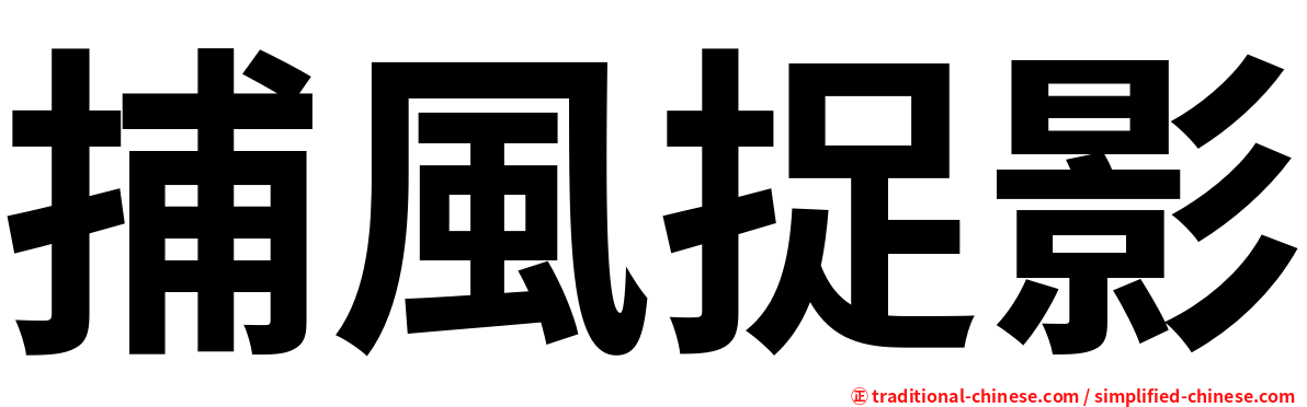 捕風捉影
