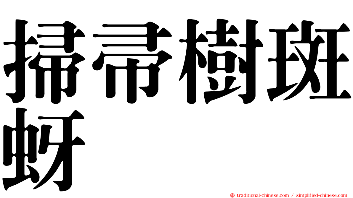 掃帚樹斑蚜