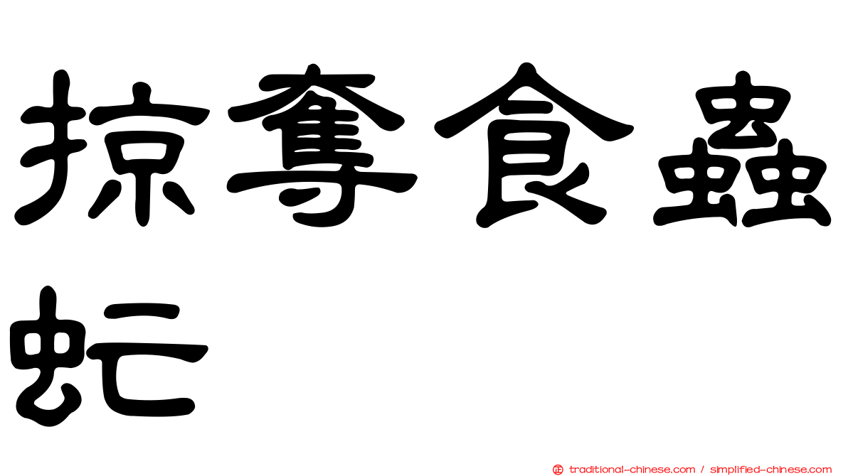掠奪食蟲虻