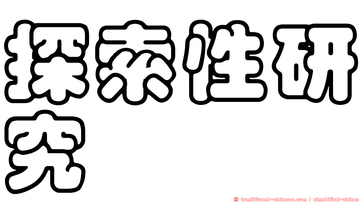 探索性研究